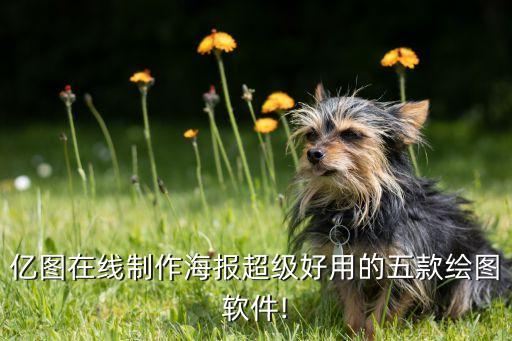 億圖在線制作海報(bào)超級(jí)好用的五款繪圖軟件!