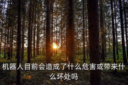 機(jī)器人對(duì)未來(lái)的利與弊,機(jī)器人對(duì)人類(lèi)的益與弊
