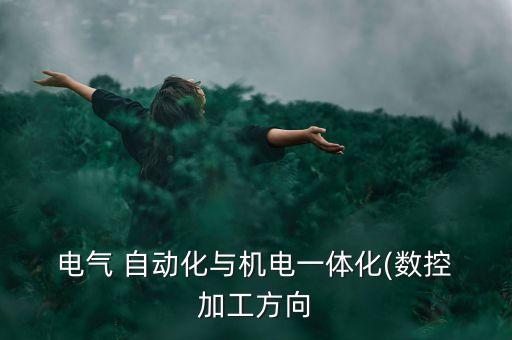  電氣 自動化與機電一體化(數(shù)控 加工方向