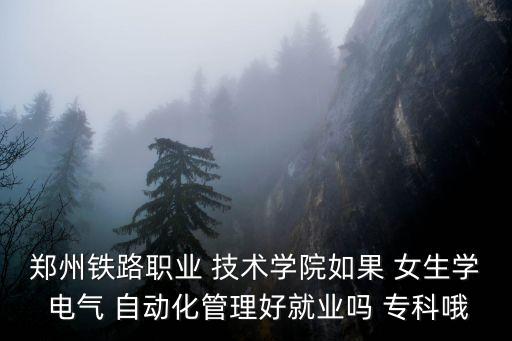 女生電氣自動化技術(shù)?？??？婆鷮W(xué)電氣自動化好找工作嗎