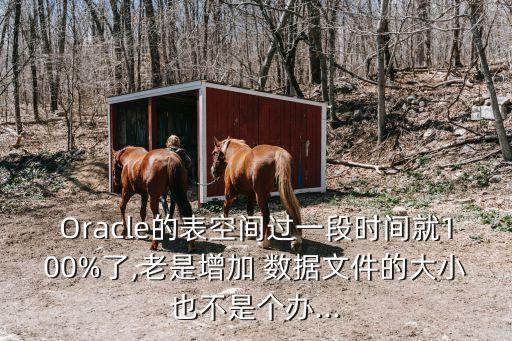 Oracle的表空間過一段時間就100%了,老是增加 數(shù)據(jù)文件的大小也不是個辦...