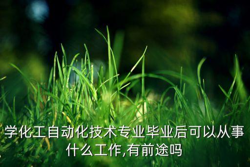 學(xué)化工自動化技術(shù)專業(yè)畢業(yè)后可以從事什么工作,有前途嗎