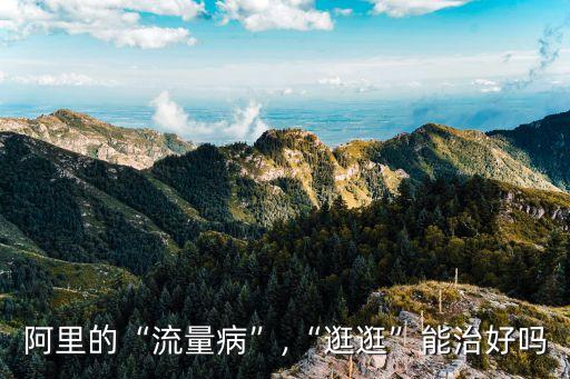 阿里的“流量病”,“逛逛”能治好嗎