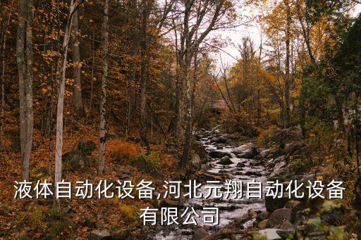 河北液體自動化設(shè)備,河北元翔自動化設(shè)備有限公司