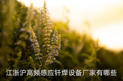 江浙滬高頻感應(yīng)釬焊設(shè)備廠家有哪些