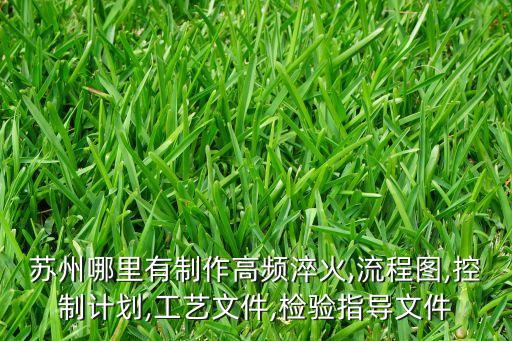 蘇州哪里有制作高頻淬火,流程圖,控制計劃,工藝文件,檢驗指導(dǎo)文件