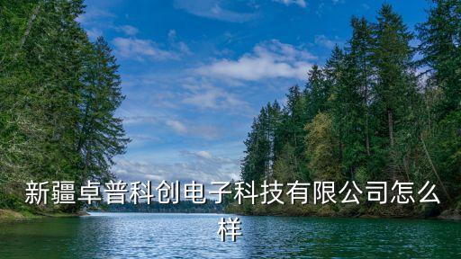  新疆卓普科創(chuàng)電子科技有限公司怎么樣