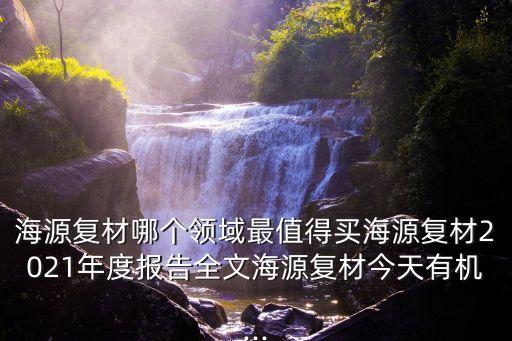 海源復(fù)材哪個領(lǐng)域最值得買海源復(fù)材2021年度報告全文海源復(fù)材今天有機...