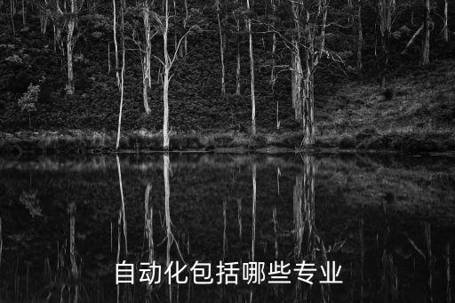 自動(dòng)化包括哪些專業(yè)