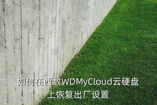 如何在西數(shù)WDMyCloud云硬盤上恢復(fù)出廠設(shè)置