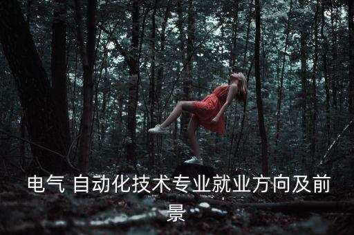 電氣 自動化技術(shù)專業(yè)就業(yè)方向及前景
