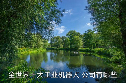 全世界十大工業(yè)機(jī)器人 公司有哪些
