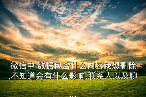 微信 帶數(shù)據(jù),微信里的其他數(shù)據(jù)是什么東西