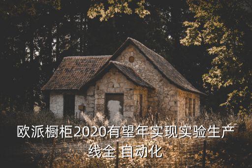 廚柜自動(dòng)化設(shè)備有哪些東西