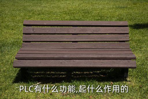 PLC有什么功能,起什么作用的