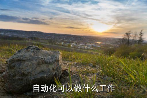 自動化可以做什么工作