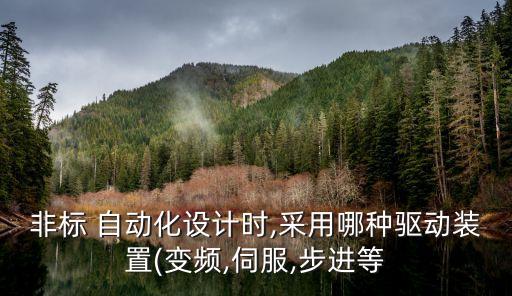 非標(biāo) 自動(dòng)化設(shè)計(jì)時(shí),采用哪種驅(qū)動(dòng)裝置(變頻,伺服,步進(jìn)等