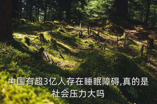 中國(guó)有超3億人存在睡眠障礙,真的是社會(huì)壓力大嗎