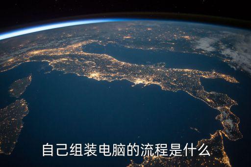 自己組裝電腦的流程是什么