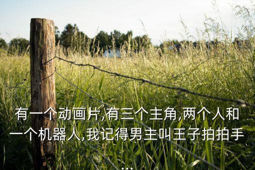 有一個動畫片,有三個主角,兩個人和一個機(jī)器人,我記得男主叫王子拍拍手...