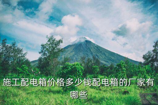 河南自動(dòng)化電氣柜廠家電話,低壓配電箱廠家有哪些?