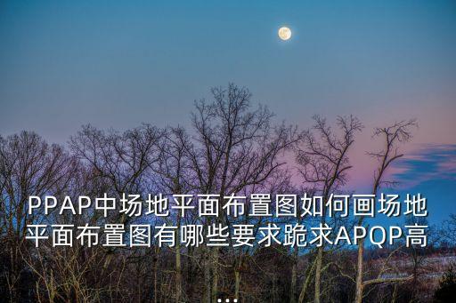 PPAP中場地平面布置圖如何畫場地平面布置圖有哪些要求跪求APQP高...