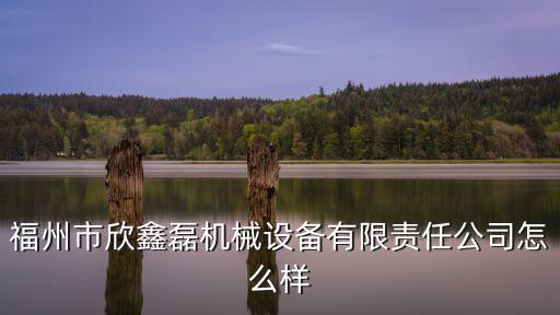 福州市欣鑫磊機械設備有限責任公司怎么樣