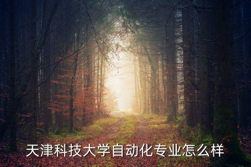 天津科技大學(xué)自動化專業(yè)怎么樣