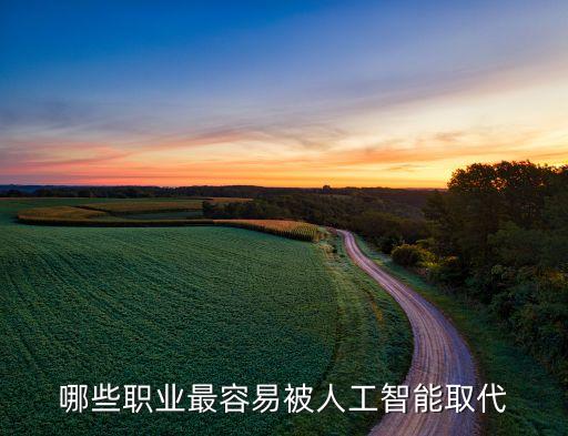 哪些職業(yè)最容易被人工智能取代
