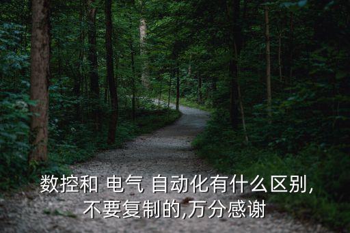 電氣自動化與數(shù)控車工