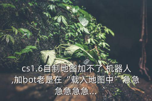 cs go加不了機器人,cs如何加機器人