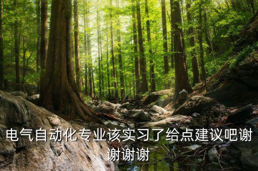 自動化專業(yè)見習,電氣工程及其自動化專業(yè)去哪些地方實習?