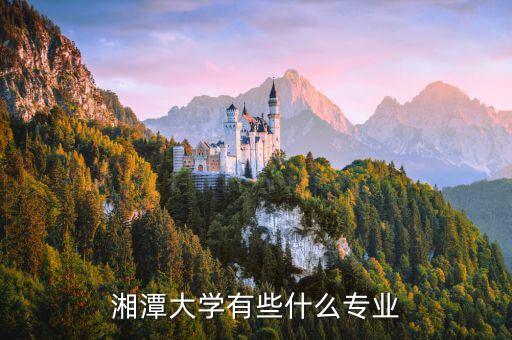 湘潭大學(xué)有些什么專業(yè)