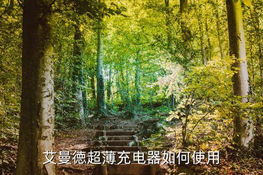 艾曼數(shù)據(jù)來(lái)源,如何使用艾曼徳超薄充電器?