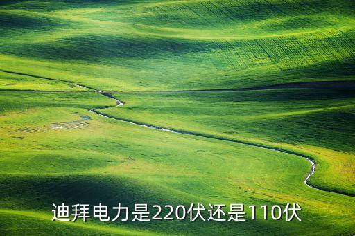 迪拜電力是220伏還是110伏