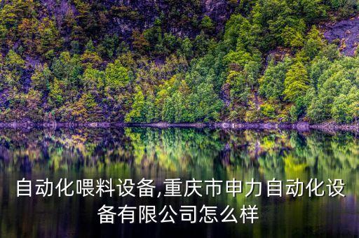 重慶自動化喂料設(shè)備,重慶市申力自動化設(shè)備有限公司怎么樣?