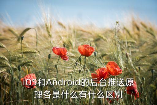 iOS和Android的后臺推送原理各是什么有什么區(qū)別