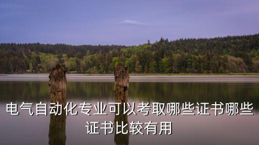 自動化專業(yè)報初級職稱哪個,自動化專業(yè)可考什么證書?