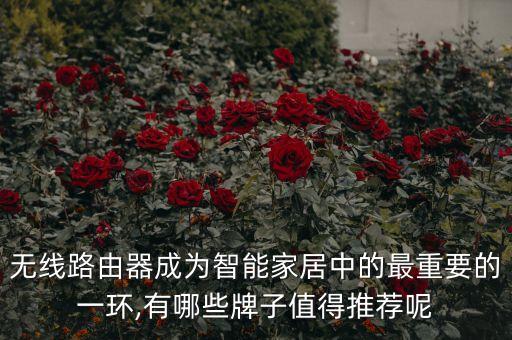 無線路由器成為智能家居中的最重要的一環(huán),有哪些牌子值得推薦呢