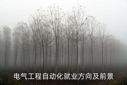 電氣工程自動化就業(yè)方向及前景