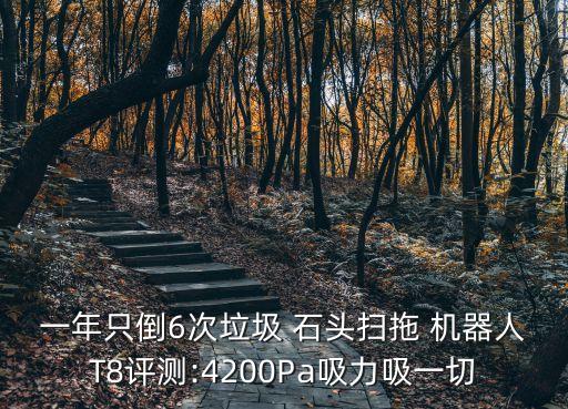 一年只倒6次垃圾 石頭掃拖 機器人T8評測:4200Pa吸力吸一切