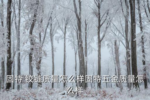 固特 鉸鏈質(zhì)量怎么樣固特五金質(zhì)量怎么樣