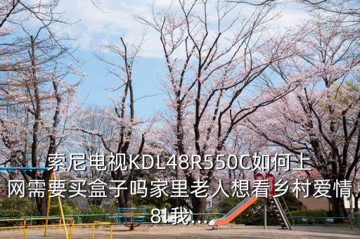 索尼電視KDL48R550C如何上網(wǎng)需要買盒子嗎家里老人想看鄉(xiāng)村愛情8!我...