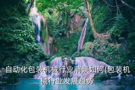 自動化包裝機(jī)械行業(yè)前景如何(包裝機(jī)械行業(yè)發(fā)展趨勢