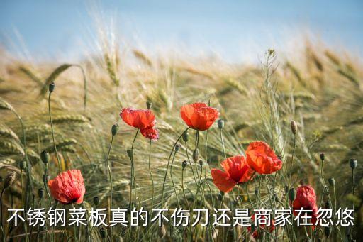 不銹鋼菜板真的不傷刀還是商家在忽悠