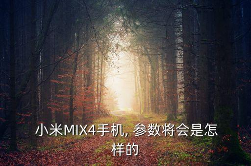  小米MIX4手機(jī), 參數(shù)將會是怎樣的