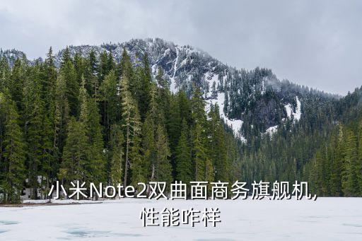  小米Note2雙曲面商務旗艦機,性能咋樣