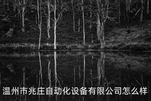 溫州市兆莊自動(dòng)化設(shè)備有限公司怎么樣