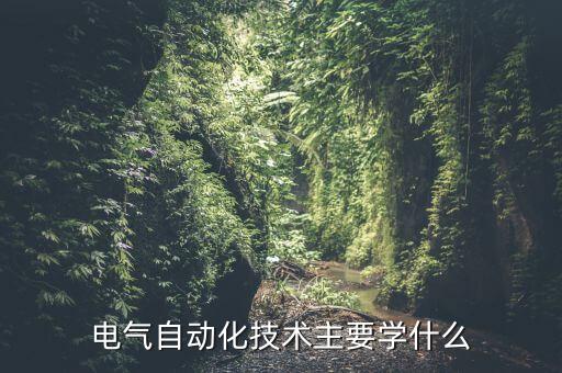 電氣自動化技術主要學什么