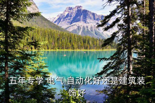 五年專學(xué) 電氣 自動化好還是建筑裝飾好